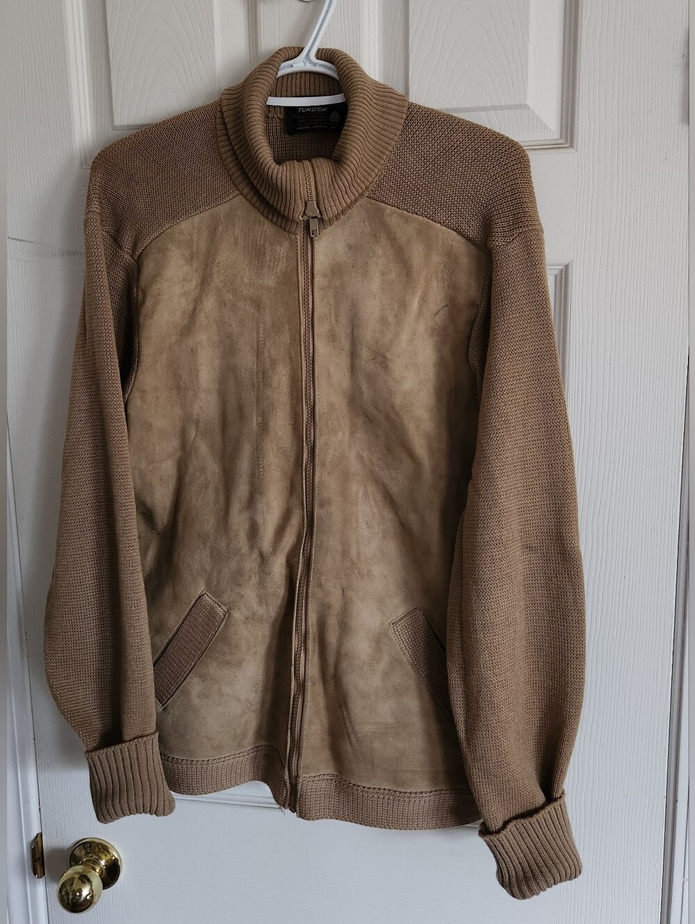 Tundra Knit Cardigan in Tan